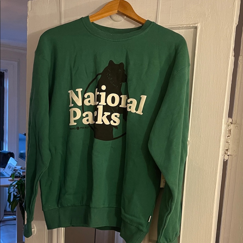 Green National Parks Sweatshirt M